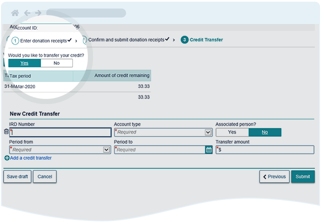 Submit A Donation Receipt