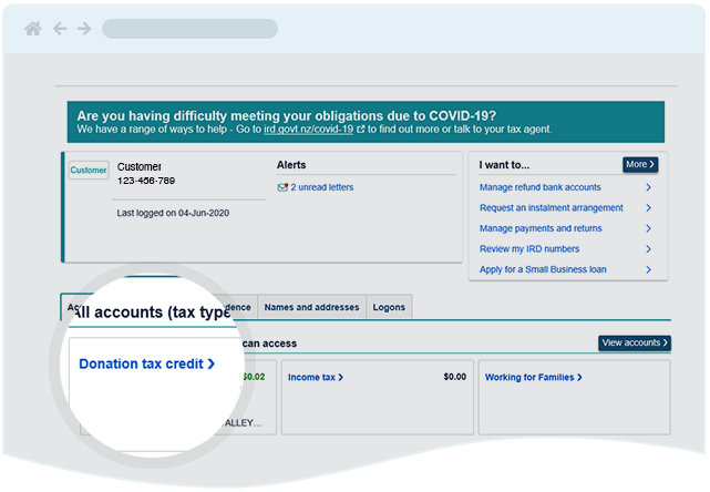 Submit A Donation Receipt