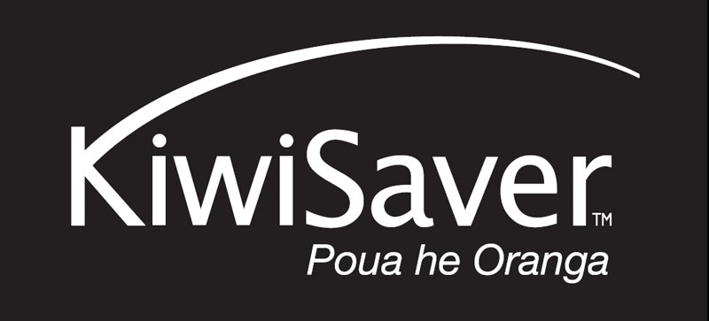 KiwiSaver Poua he Oranga - White text on black background